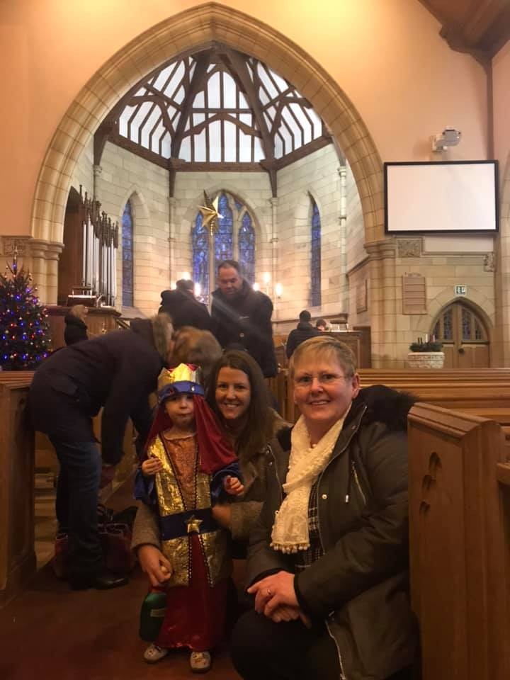 Laura sent us in this lovely pic with her mum.