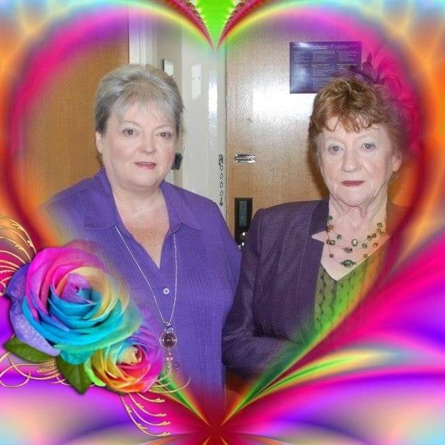 Belinda and her mum!