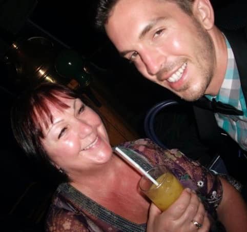 Rae Alexander Peacock and his mum!