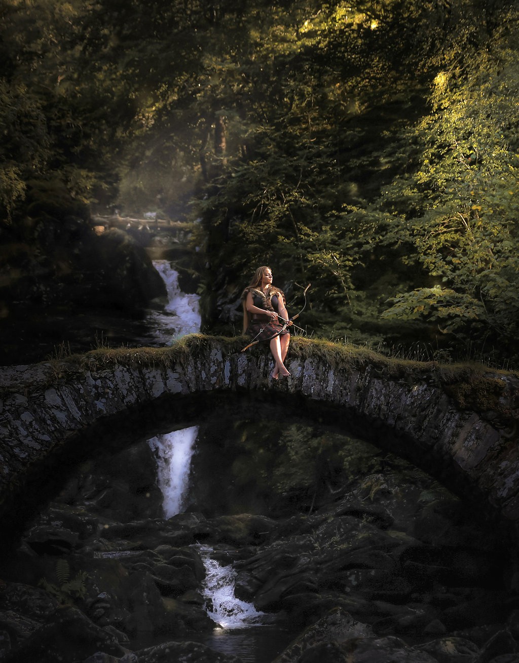 This scene from the depths of the woods in Glenlyon looks like it's come from a J.R.R. Tolkien novel.