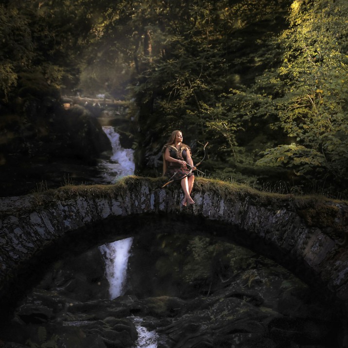 This scene from the depths of the woods in Glenlyon looks like it's come from a J.R.R. Tolkien novel.