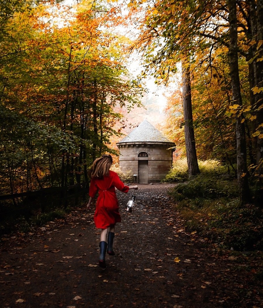 A run through the Hermitage in Dunkeld.
