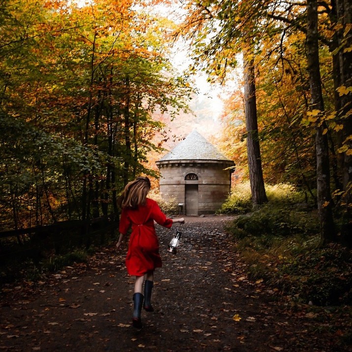 A run through the Hermitage in Dunkeld.