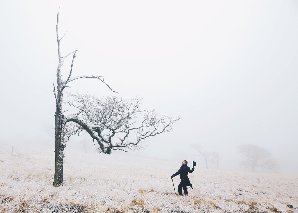 Saying hello to the tree folks.