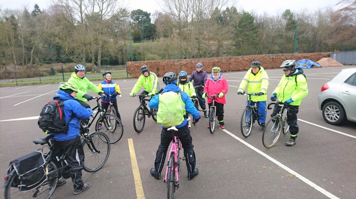 One of the Adult Cycling group in Perth.