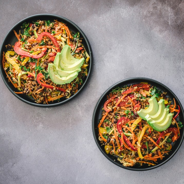 Delicious quinoa salad.