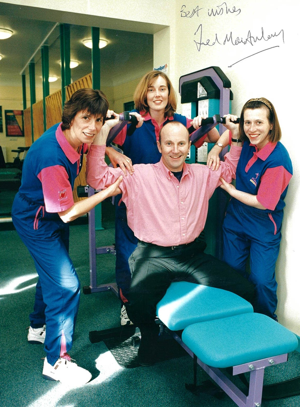 Back in the day, Fred MacAulay loved to get his muscles flexed at Rodney!