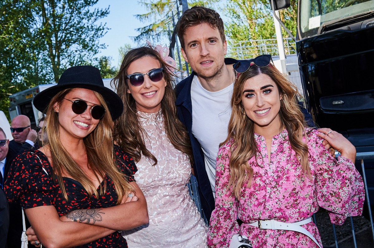 Greg James was the special guest at Ladies Day at Perth Racecourse 2019.