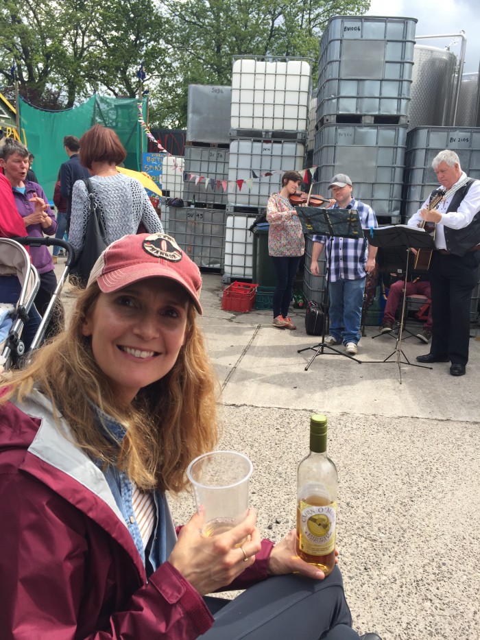 Sally had a great time at the Cairn o Mohr Bottle Smash.