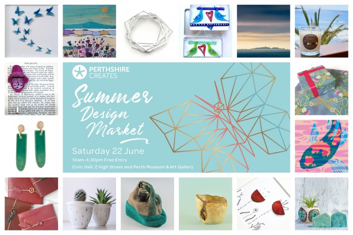 The Perthshire Creates Design Markets are a fantastic way to meet many of the areas fabulously talented makers, designers and artists.