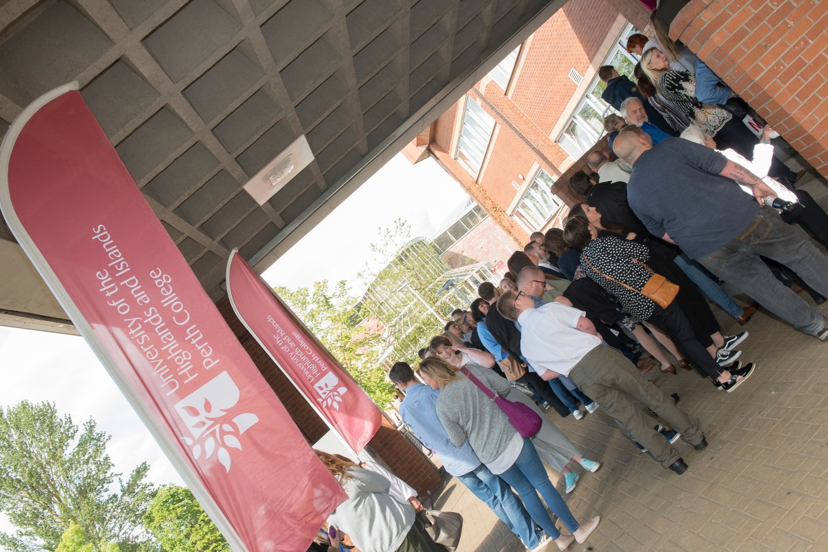 Scores of students gathered at Dewars Centre, Perth ahead of the annual prize-giving award ceremony hosted by Perth College UHI to award students for their talents