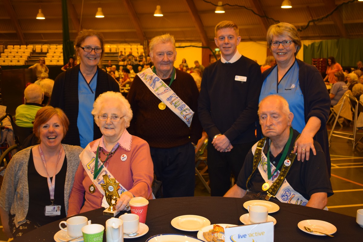 The Go4Gold event at Bells Sports Centre was enjoyed by staff and participants.