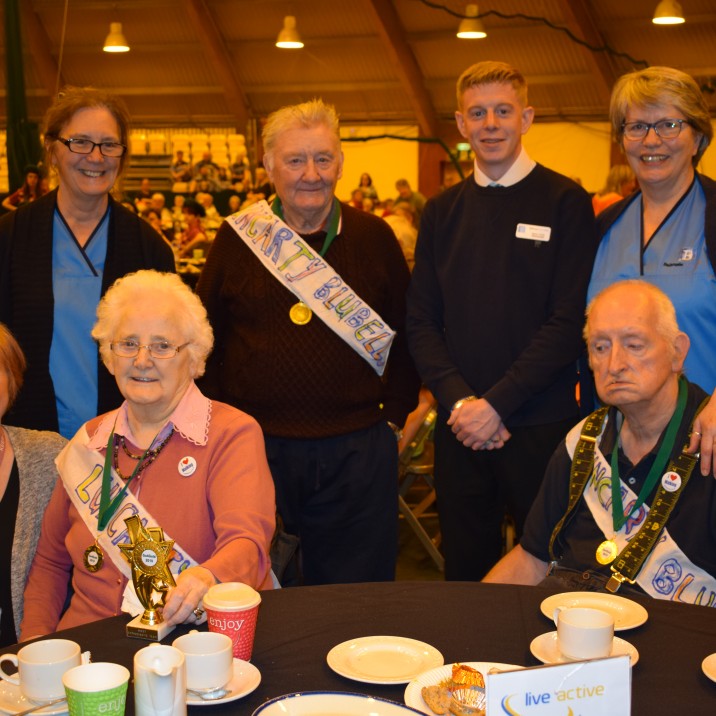 The Go4Gold event at Bells Sports Centre was enjoyed by staff and participants.