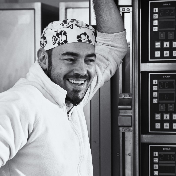 We'd smile like that too if we got to smell fresh bread everyday!