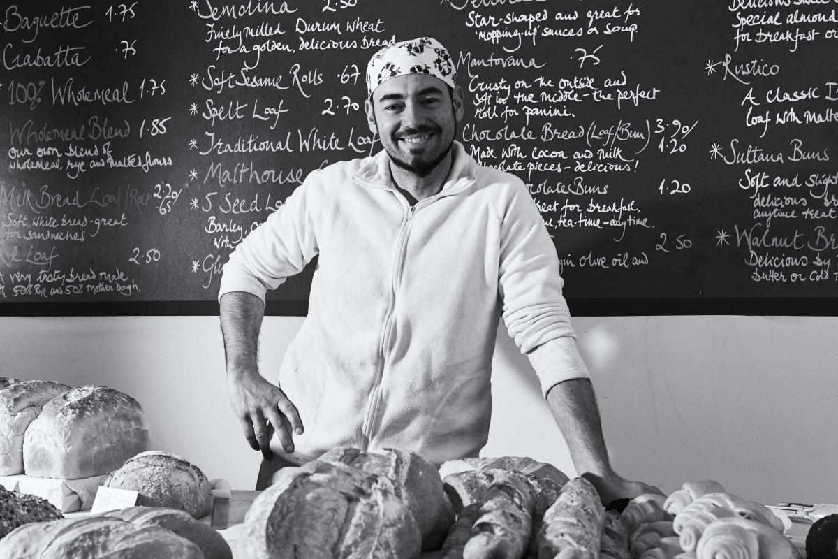 Just a man and his art