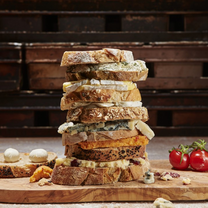 Some might say 'stack of bread'. We'd say 'sandwich from heaven'.