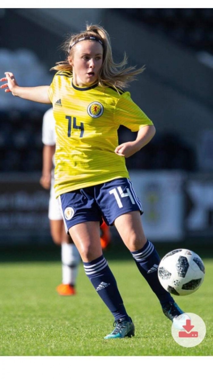 Bex is thrilled to be playing for the national squad at the Women's Under 19 European Cup.