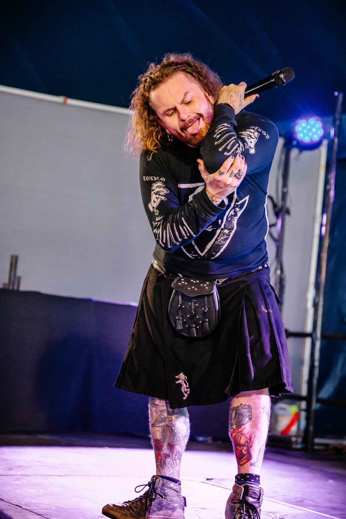 Billy Kirkwood performs at Rewind 2019.
