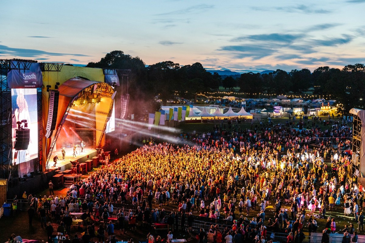 Evening crowds at Rewind 2019.