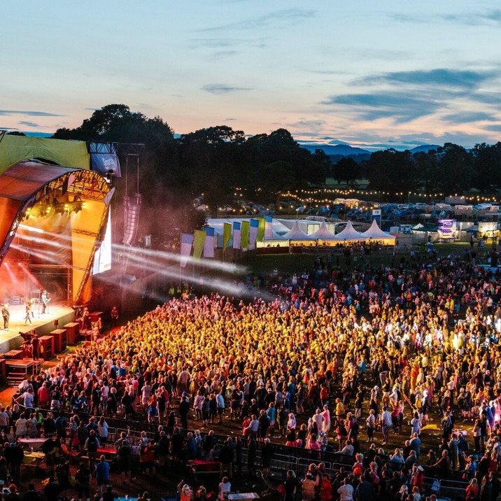 Evening crowds at Rewind 2019.