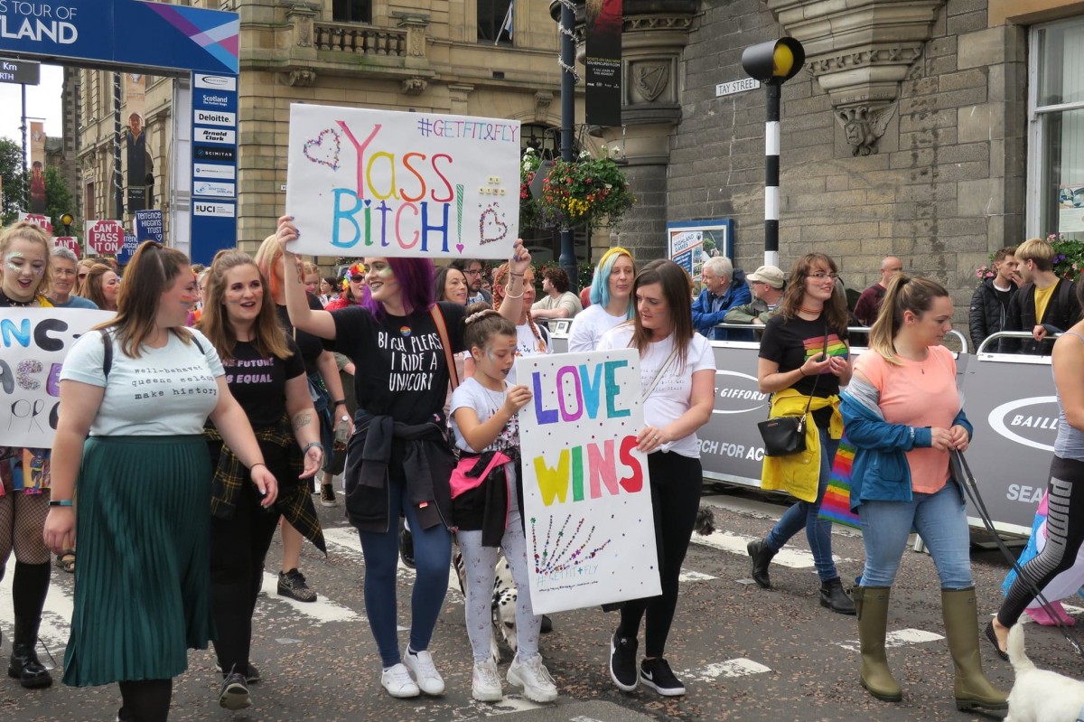 The general vibe of the day summed up in two words - Yass Bitch!