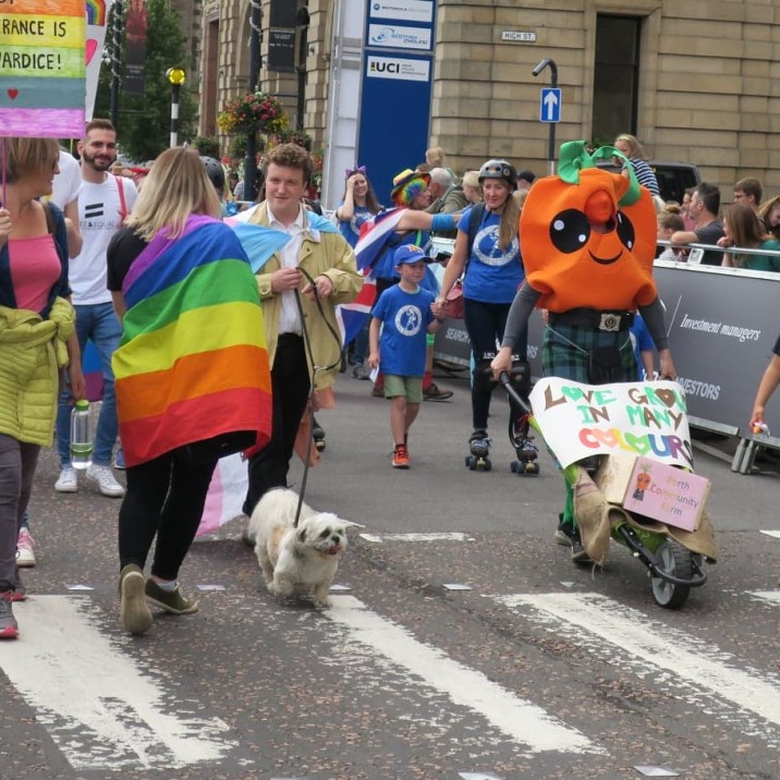 Perth Community Farm - carrots, dogs, and people from all walks of life always welcome!