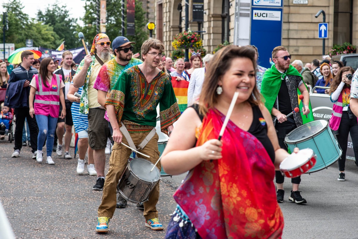 Bang that drum loud and proud!