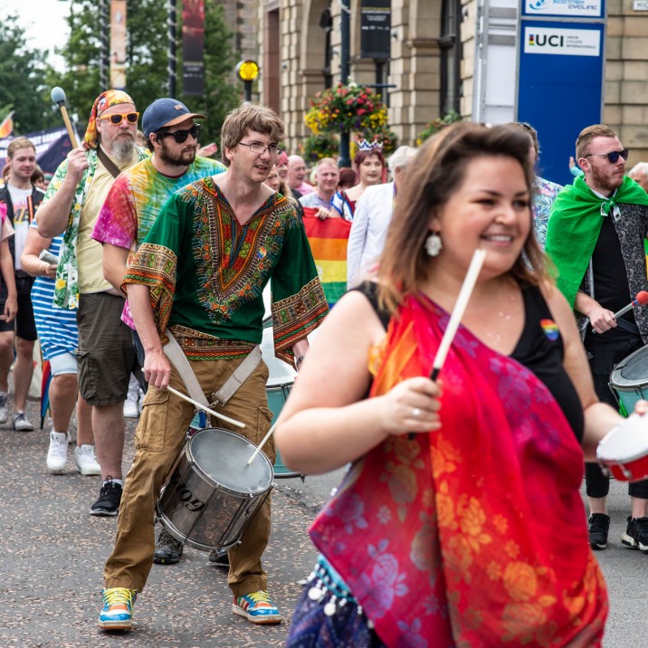Bang that drum loud and proud!