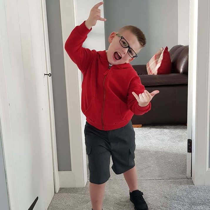 Arran's first day of P1 at Abernethy