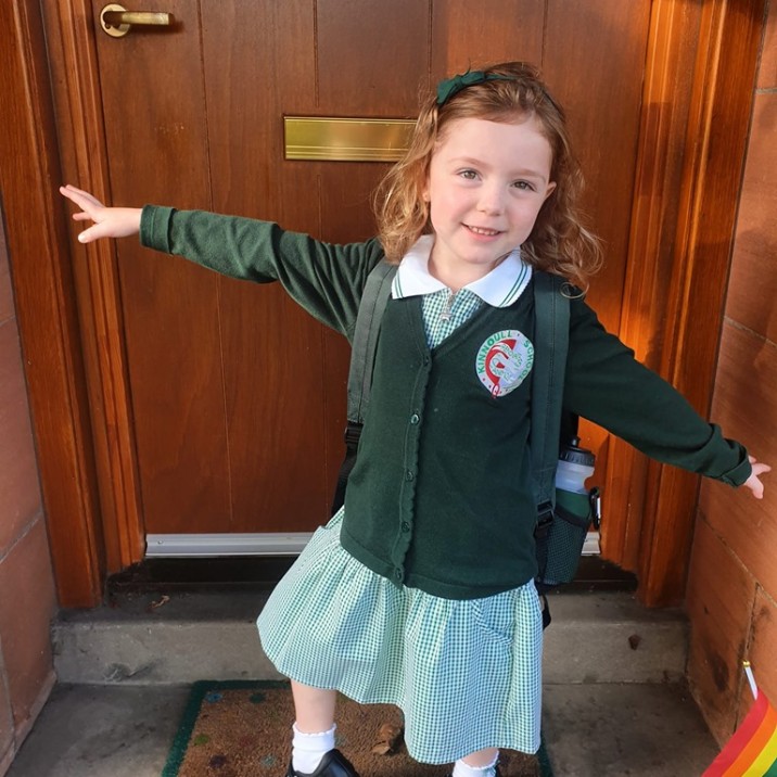 Miss Lily, primary one at Kinnoull