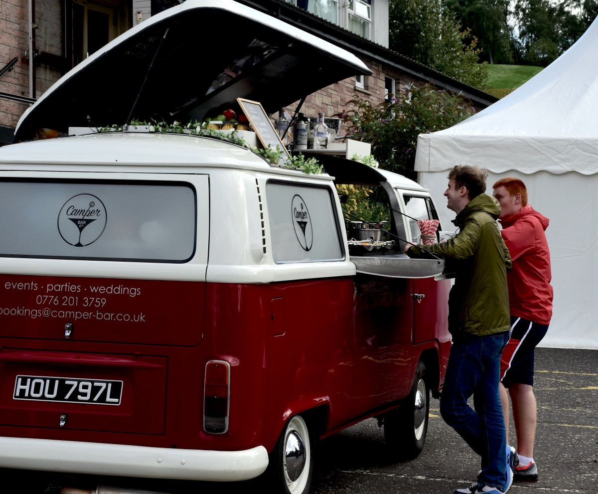 Ruby, Ruby, Ruby... as iconic as a Rude Boy at Craigie Hillfest, Ruby the Camper Bar keeps everyone going!