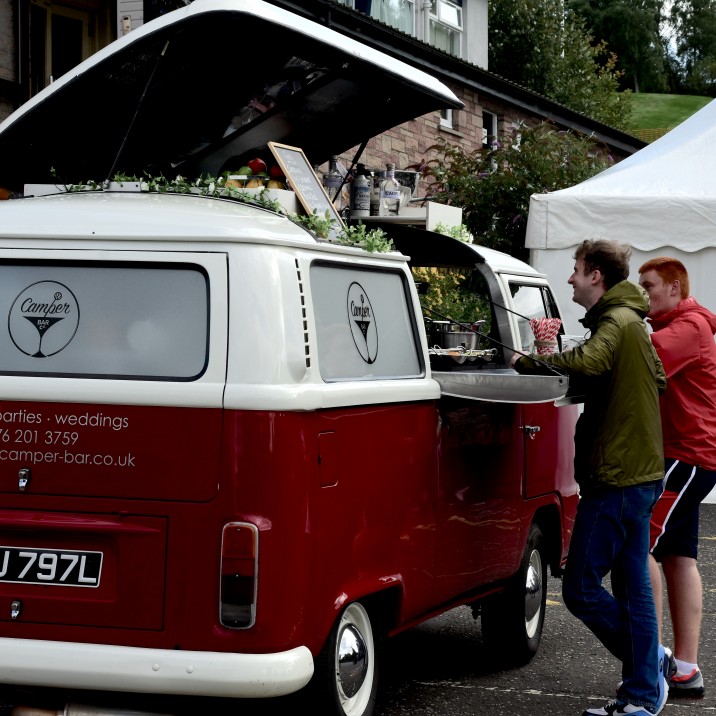 Ruby, Ruby, Ruby... as iconic as a Rude Boy at Craigie Hillfest, Ruby the Camper Bar keeps everyone going!