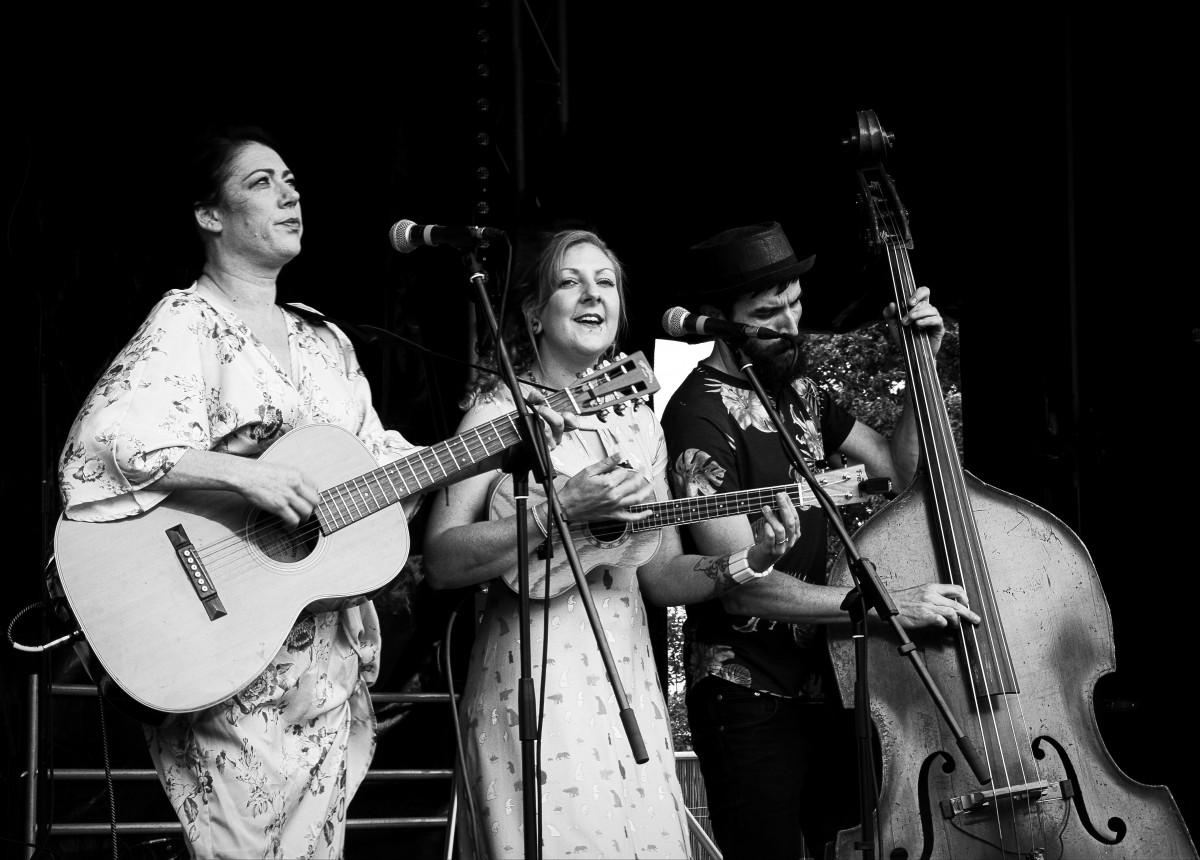 The Sibellas making sweet music on stage at Craigie Hill Music Festival 2019