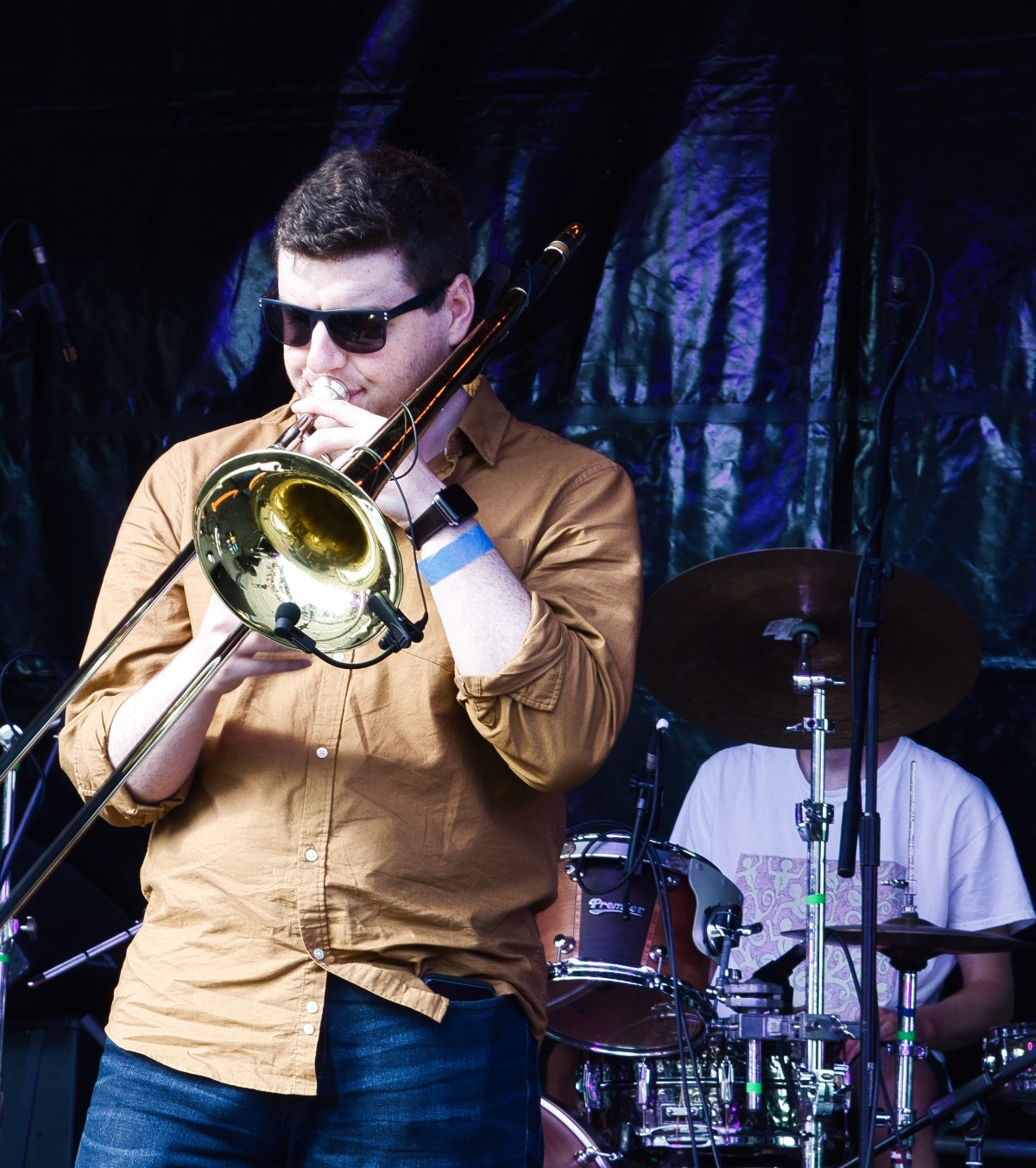 The never-ending talents of local musician, Chris Small, are always a crowd pleaser!