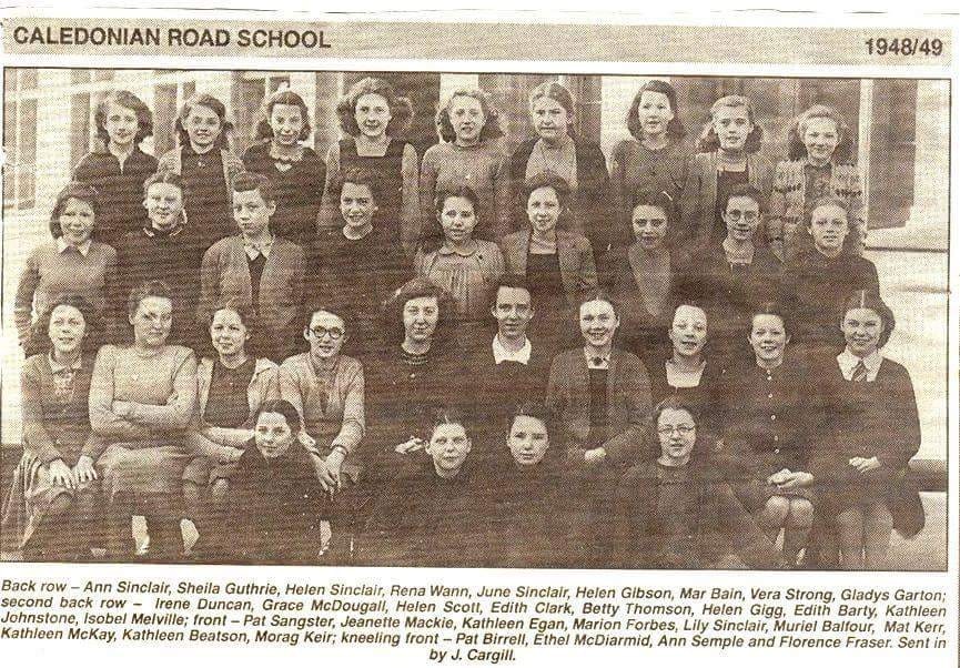 Caledonian Road 1948-49 - Sent in by Raymond Leithman