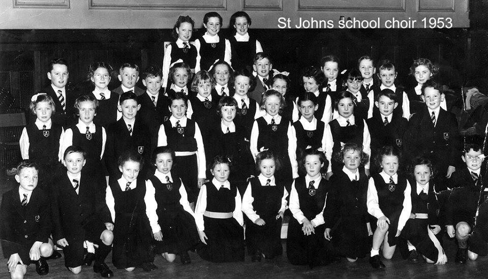 St Johns School Choir 1953 - Sent in by Frank Holden