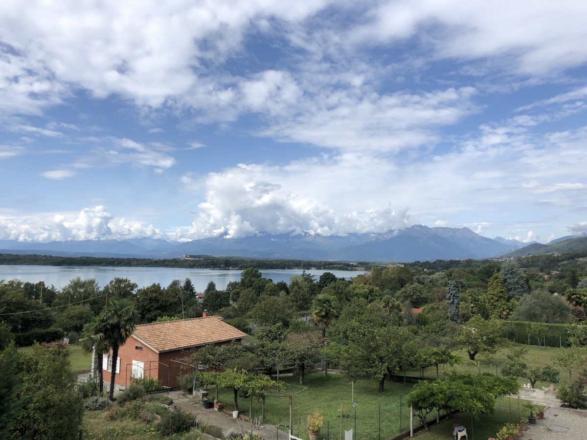 "A random lake in Italy on my last day - 105km to go at that point. " - Olly