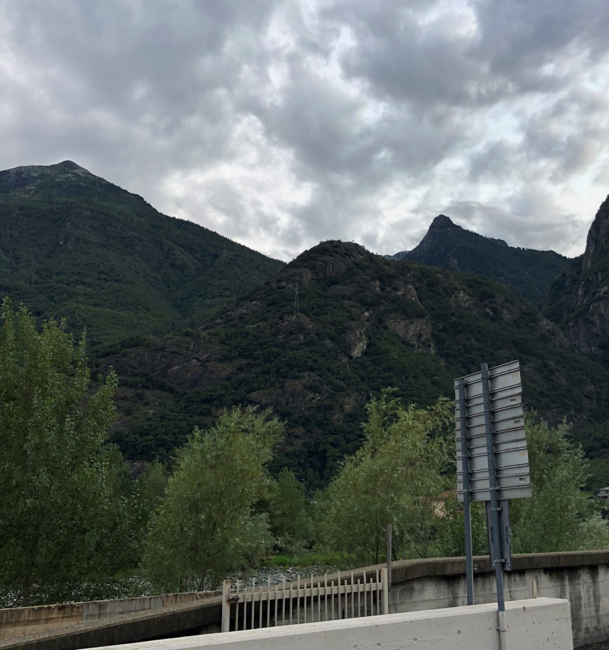 "Hills outside the hotel in Donnas (Bard) - Italy " - Olly