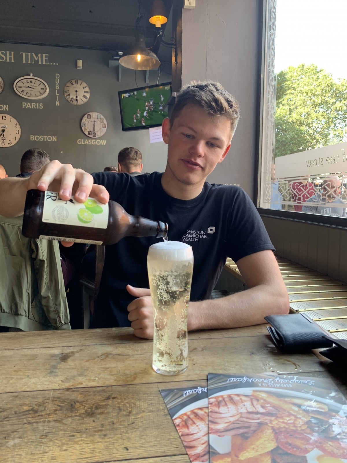 "A pub across from Kings Cross station - London" - Olly