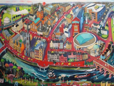 The Fair City by Rob Hain on sale at RSGS Nature and Landscape Exhibition