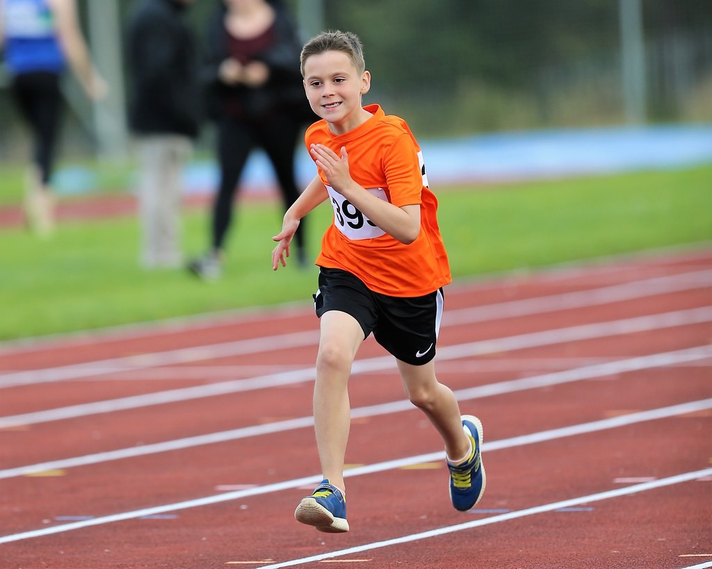 Harry Wellbrook in sprint action.