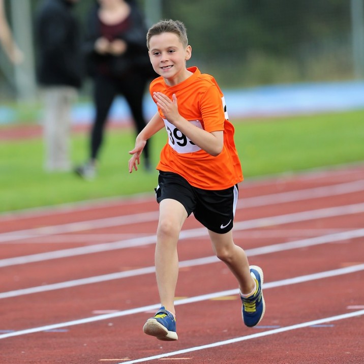 Harry Wellbrook in sprint action.