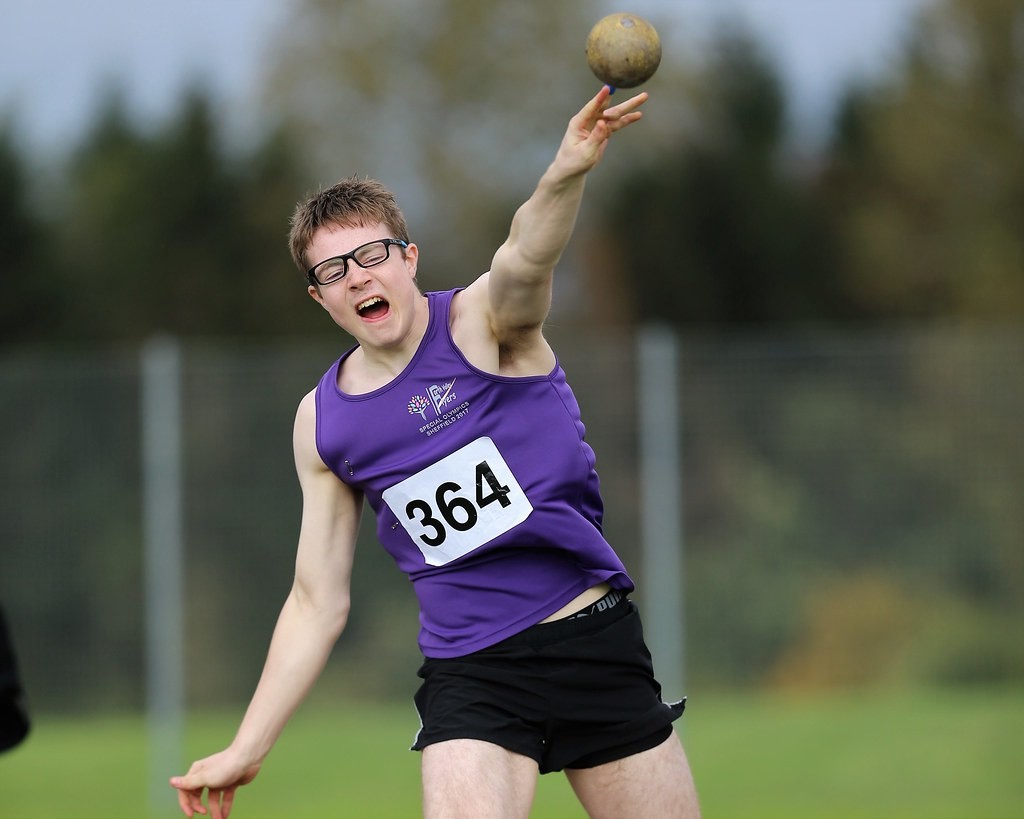 Scottish internationalist, Steven Stone, Forth Valley Flyers, in Shot action.
