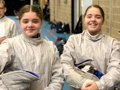 Honor & Lucia Paul : Fencing Doubles