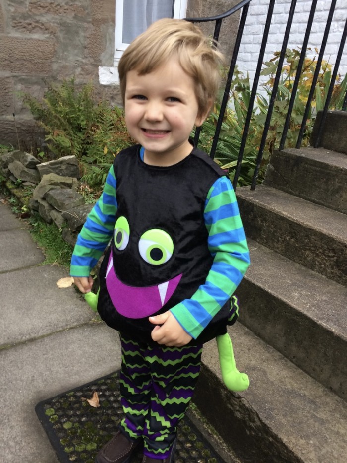 HALLOWEEN child in spider costume