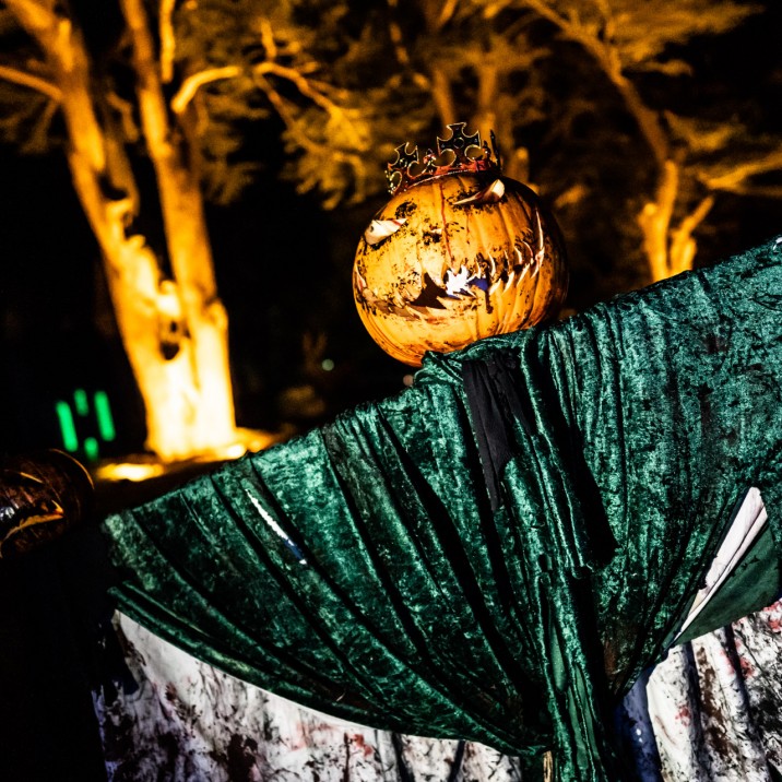 Perth College UHI students created a Spooky Scarecrow for the grounds of the palace