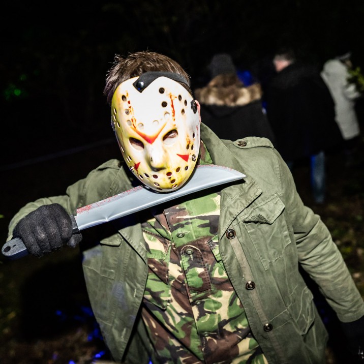 Jason is lurking... knife in hand and mask blood soaked from his rein of terror.