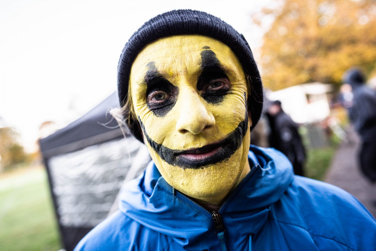 Col from Comrie Croft Bikes getting into the spirit.