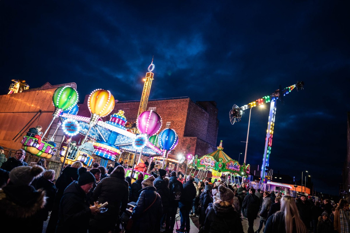 A fantastic selection of amusement, from kiddy-rides to the 100ft tall bomber ride, were you brave enough?