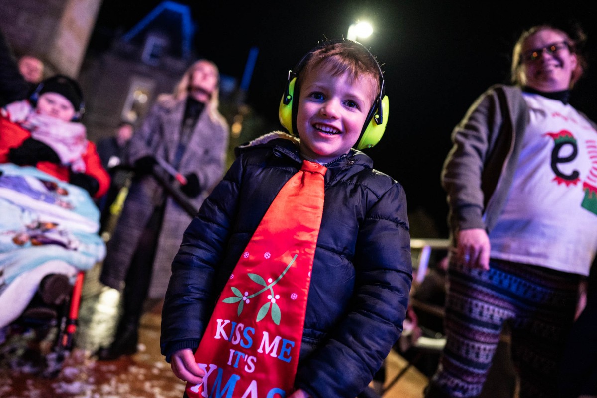 This young chap was having a ball! The event was great for children and adults alike.
